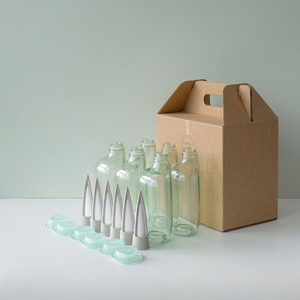 cowbell self-watering plant care kit Cowbell Mini 6-Pack Self-Watering Plant Care Kit (250mL)